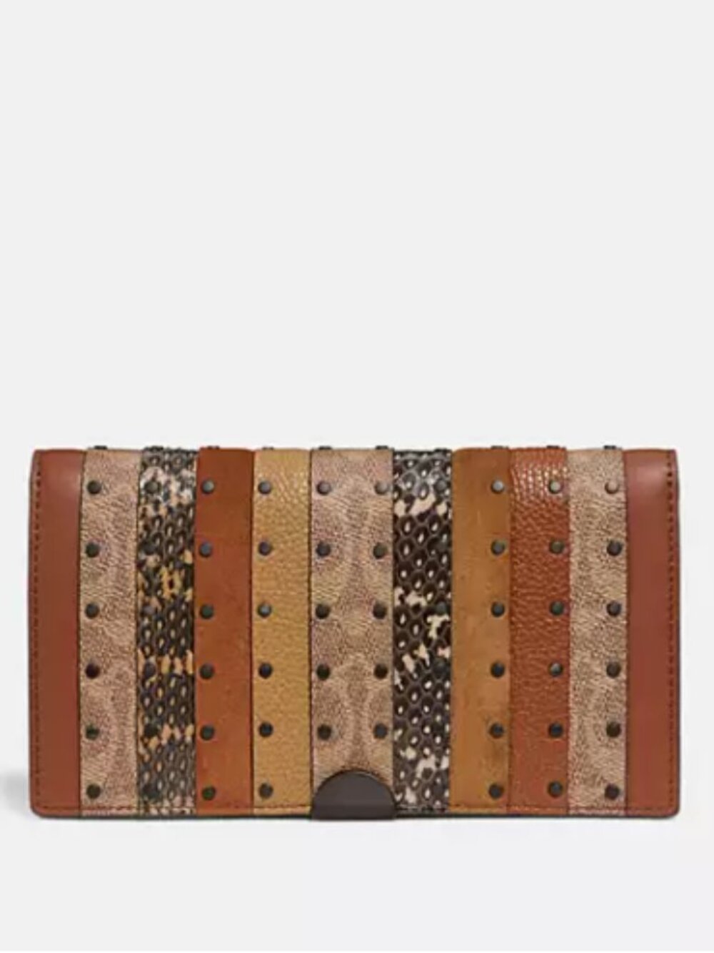 Coach Dreamer Wallet with Exotic Patchwork